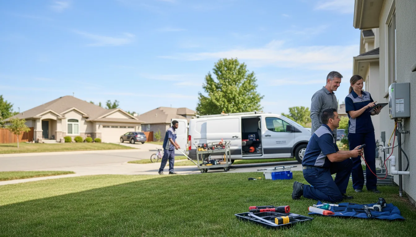 Tankless water heater service in Huffman, TX